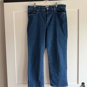 LOFT Women's Straight Leg Jeans - Classic Blue